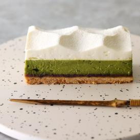 ◆お取り寄せスイーツ◆【ダブルチーズケーキ】 抹茶　ハーフサイズ