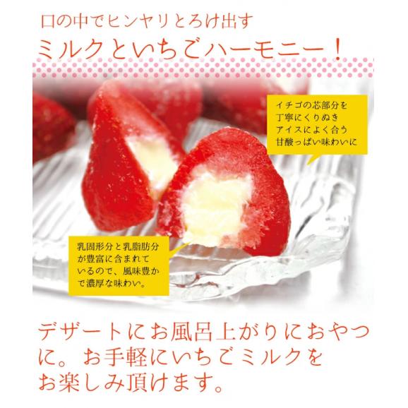 送料無料　まるごと苺アイス(20粒)　ラッピング対応無料05