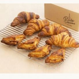 しあわせ朝食セット（ミニアップルパイ４個/クロワッサン４個）  《北海道産の厳選素材100％・シナモン不使用》