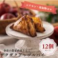 まるで焼きたての美味しさ！パイのザックザク感が特徴の進化系アップルパイ （12個入） 《北海道産の厳選素材100％・シナモン不使用・添加物ゼロ》