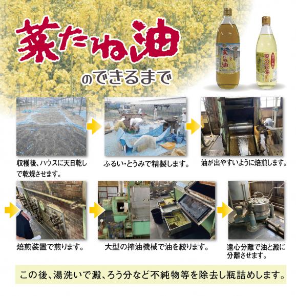 かんらの里　湯洗・無臭菜の花油　国産自然栽培菜種圧搾一番搾り　540g04