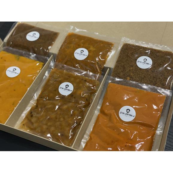 厳選のインドカレー６食セット【冷凍カレー】【送料込】02