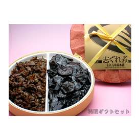 送料無料！「特選  お値打ちセット」お茶漬しぐれ=115ｇ 椎茸昆布=115ｇ