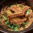 『大アナゴの蒲焼と牛蒡の土鍋ごはんセット』～大アナゴの蒲焼と牛蒡の土鍋ごはん（3～4人前）＋鮭の幽庵焼き（2切）＋ちりめん山椒～《晴れ間。特製ドレッシング付き！》