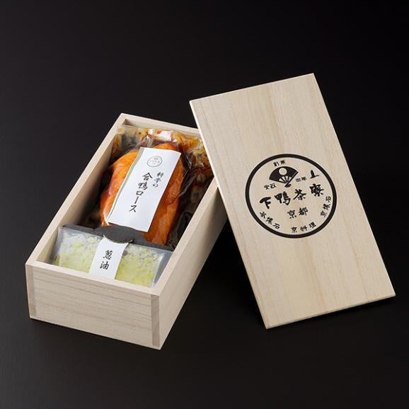 料亭の合鴨ロース(木箱)03