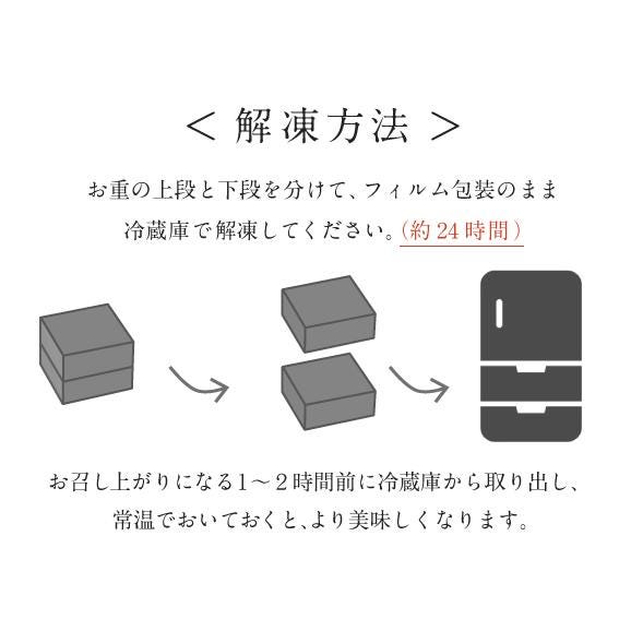 和おせち 冷凍二段(2～3人前)【2026おせち】〈申込期間は12月23日まで〉06