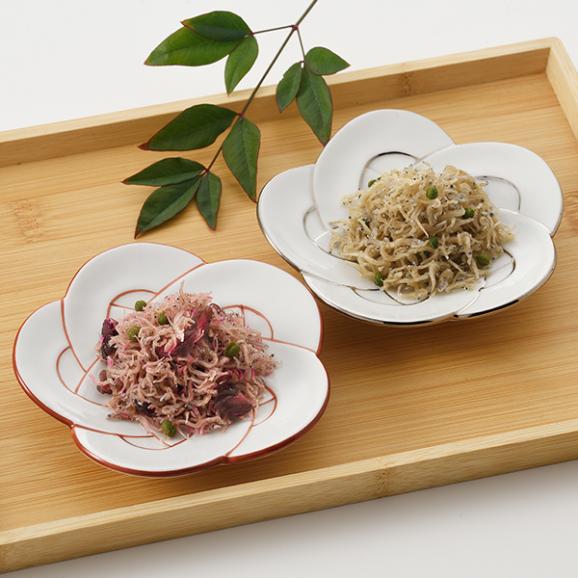 料亭のご馳走「紅白ちりめん」02