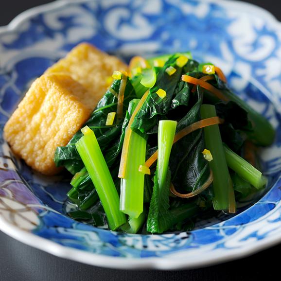 下鴨茶寮のおばんざい 小松菜の柚子びたし02