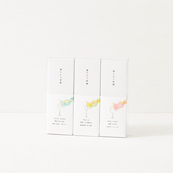 最高級 煎茶･釜炒り茶･和紅茶ティーバッグ「香りたつ茶畑」3品種セット03