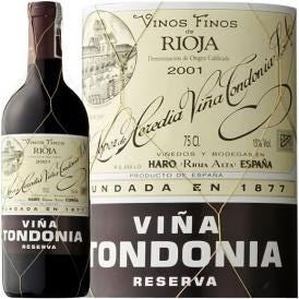 トンドニア・ティント・レセルバ　赤ワイン　スペイン　中重口　テンプラニーリョ種　750ml