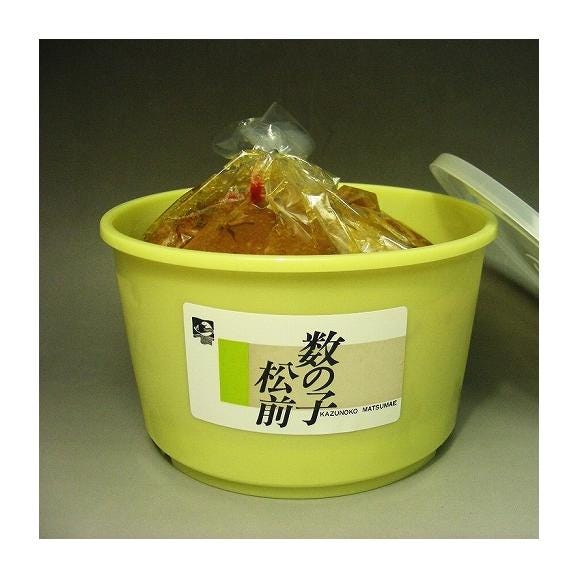 数の子松前漬け・松前漬５５０g×２（樽入り） 【送料無料】北海道 函館産 数の子 松前漬 まつまえづけ スルメイカ がごめ昆布03