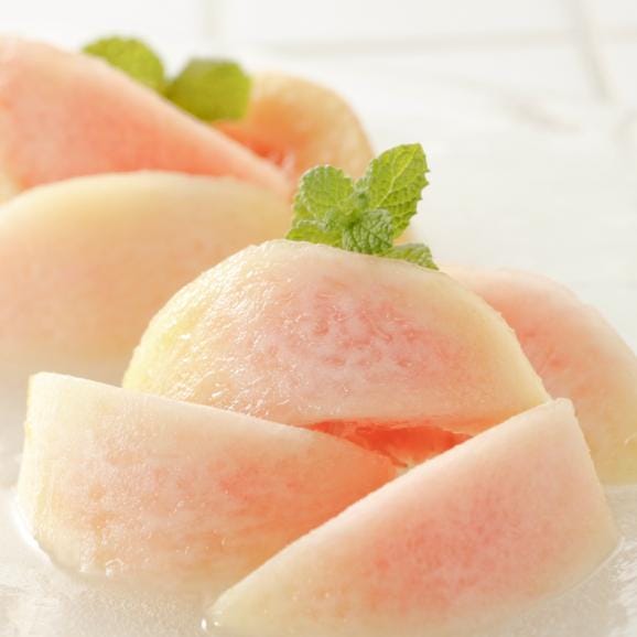 桃 白桃 福島産桃 川中島白桃（かわなかじまはくとう）秀品約２kg(約６～８玉)【送料無料】福島産 桃 もも モモ05