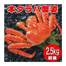 《急速冷凍》　浜茹で　本タラバ蟹　2.5kg前後×１尾入り　【送料無料】