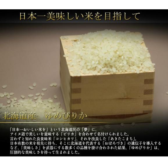令和元年産【新米】北海道産　ゆめぴりか（ユメピリカ）　３０ｋｇ　【玄米】　精米無料04