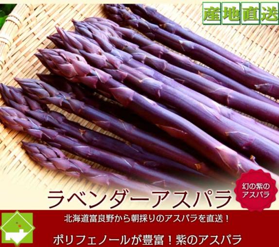 食べる力 北海道富良野産 紫アスパラ 野菜 | G-Callショッピング