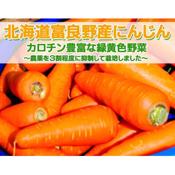 低農薬栽培 にんじん　訳あり　北海道富良野産　１０ｋｇ　送料無料05
