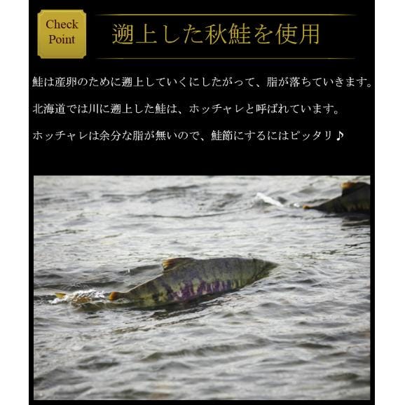 鮭ぶし 華ふぶき 1個 北海道知床産 鮭節 送料無料 サケ節 メール便発送05