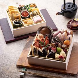 たちばな【生おせち 二段重　木製重箱入】2～3人前　全27品