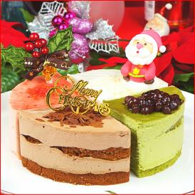 クリスマスケーキ 2023 予約 ギフト スイーツ 送料無料 4種のクリスマスパーティケーキ 5号