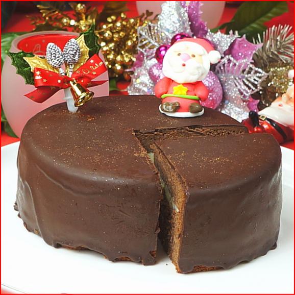 クリスマスケーキ 2025 予約 ギフト スイーツ 送料無料 王様のクーベルショコラ 5号 早割 早期割引03