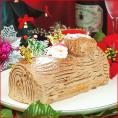 クリスマスケーキ 2025 予約 ギフト スイーツ 送料無料 ブッシュドノエル 早割 早期割引