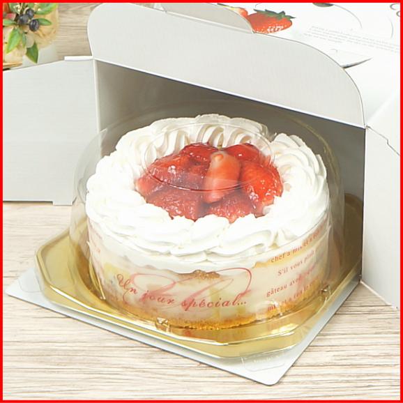 スイーツ 送料無料 誕生日ケーキ ギフト 7種フルーツ入り いちごのレアチーズショートケーキ 5号 誕生日プレート ろうそく 付き06
