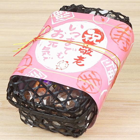 敬老の日 プレゼント ギフト スイーツ 食べ物 お菓子 焼き菓子 送料無料 菓子詰め合わせ 銘菓5個 かご小入り 早割 早期割引 敬老掛け紙付き05