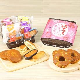 茨城を代表する味覚の芋と栗を使って仕上げた、上質な菓子5種類7個の詰合せ