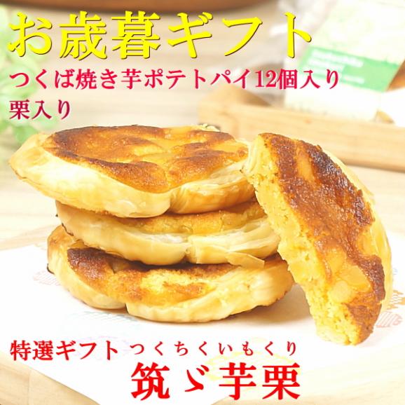 お歳暮 2026 プレゼント ギフト スイーツ 食べ物 お菓子 送料無料 つくば 焼き芋 ポテトパイ 12個入り お歳暮熨斗 対応可02