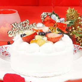 クリスマスケーキ 2026 予約 プレゼント ギフト スイーツ お菓子 送料無料 フルーツ生デコレーションケーキ 4号 早割 早期割引