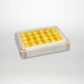 月山錦の特選桐箱詰2～3Lサイズ約300gです。