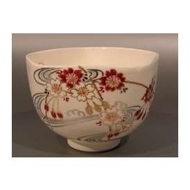 茶碗　色絵　桜