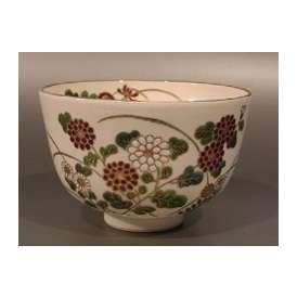 茶碗　仁清写　菊の絵