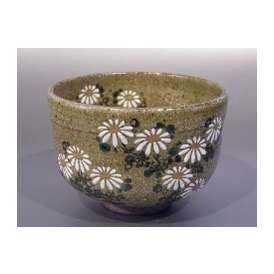 茶碗　色絵　菊