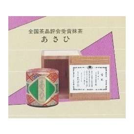 抹茶「あさひ」４０ｇ缶詰　厳選品京都・宇治　北川半兵衛　謹製　農林水産大臣賞通算11回受賞