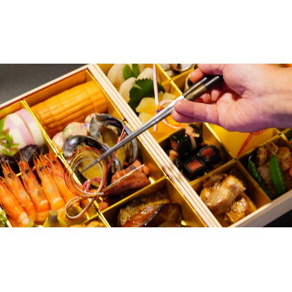 【2026おせち】丹後の彩 二段（2～3人用）冷凍　全40品04