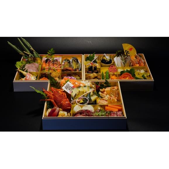 【2026おせち】丹後の極 三段（4～6人用）冷凍　全47品05