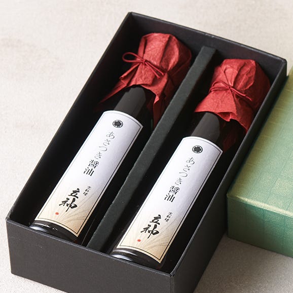 あさつき醤油 【化粧箱入り2本ギフトセット】