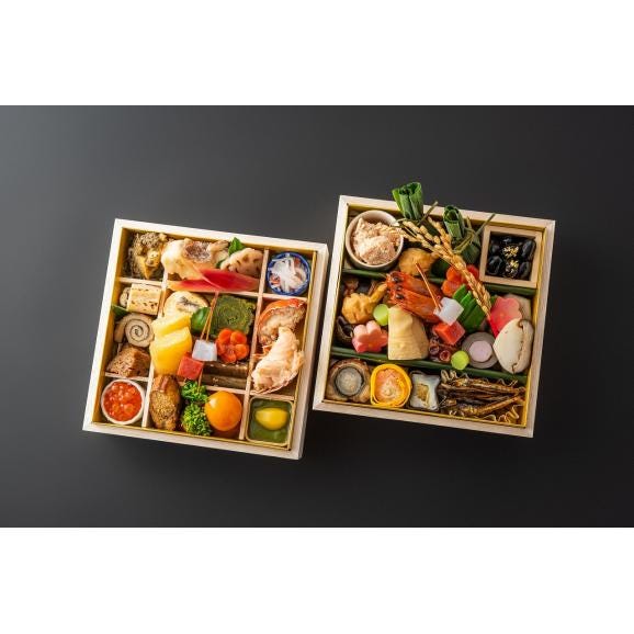 【京都宇治】茶の香り漂う和風おせち 二段重 2人前　＊12/25(金)締切・12/31（木）着02