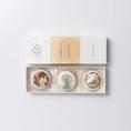 白磁彩菓　肥前皿絵文様菓　明治有田超絶技巧（3種セレクト）　