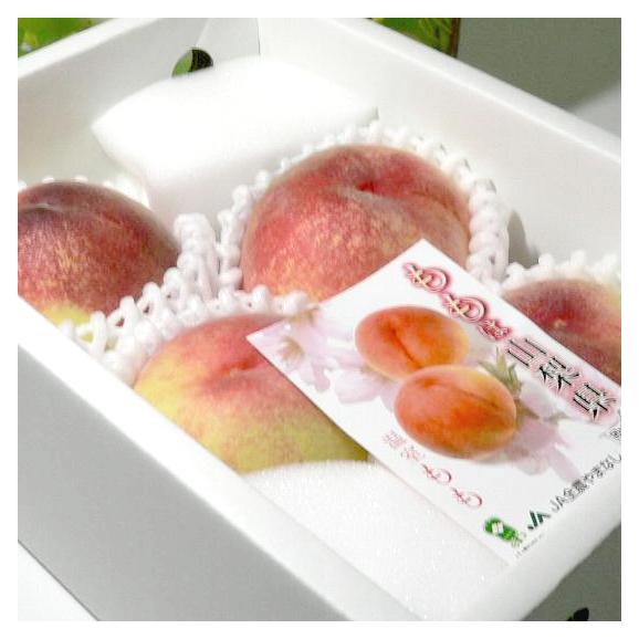 山梨産 温室 桃 小玉 6個入り化粧箱 1.2kg03