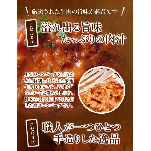ハンバーグ テレビで話題の牛肉１００％手造り牛生ハンバーグ150ｇ×10個入 ハンバーグ 牛肉/冷凍A05