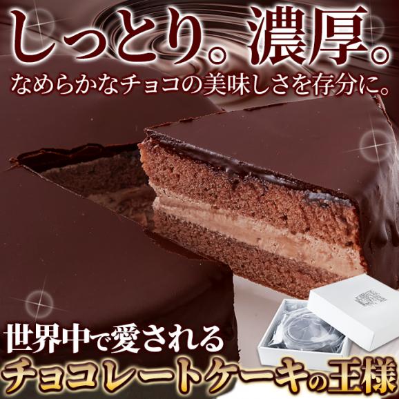 濃厚 ザッハトルテ ケーキ チョコレートケーキ　冷凍便A03