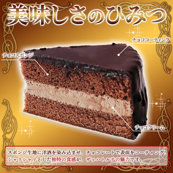 濃厚 ザッハトルテ ケーキ チョコレートケーキ　冷凍便A04