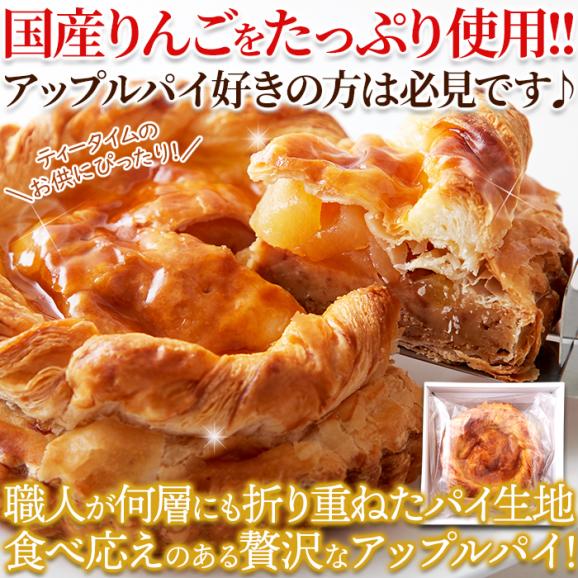絶品★たっぷりりんご!!アップルパイ５号/ケーキ/冷凍A02