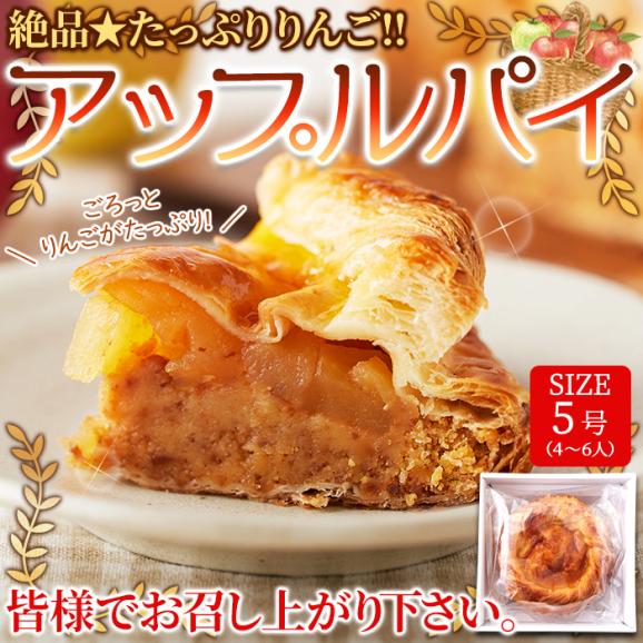 絶品★たっぷりりんご!!アップルパイ５号/ケーキ/冷凍A06
