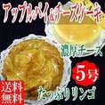 りんごたっぷ!アップルパイと濃厚チーズケーキの人気セット/５号/ケーキ/冷凍A