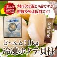 訳ありお刺身用ホタテ貝柱1kg サラダやバター焼きにも/生食用帆立/ほたて/冷凍Ａ