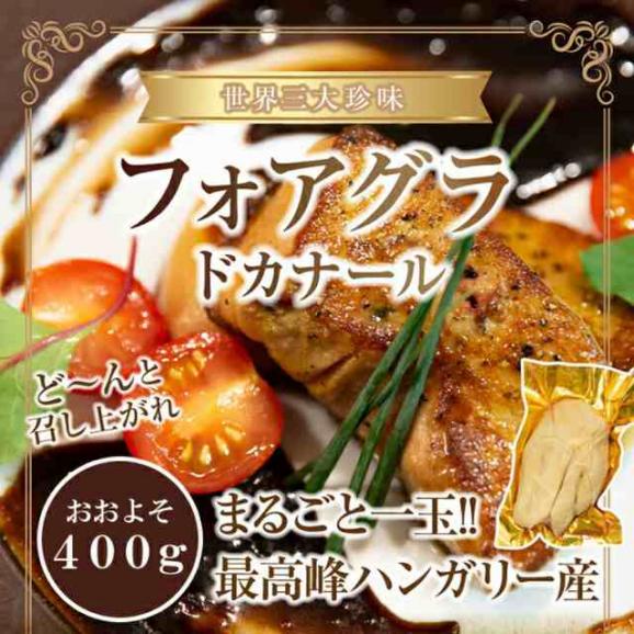 【送料無料】最高峰フォアグラ ド カナール 約400-500ｇ/冷凍A06