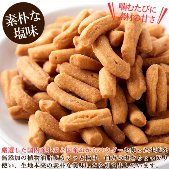 【お徳用】堅あげプレーンかりんとう1kg(250g×4袋) かりんとう おから パウダー入り!! 送料無料 常温便04